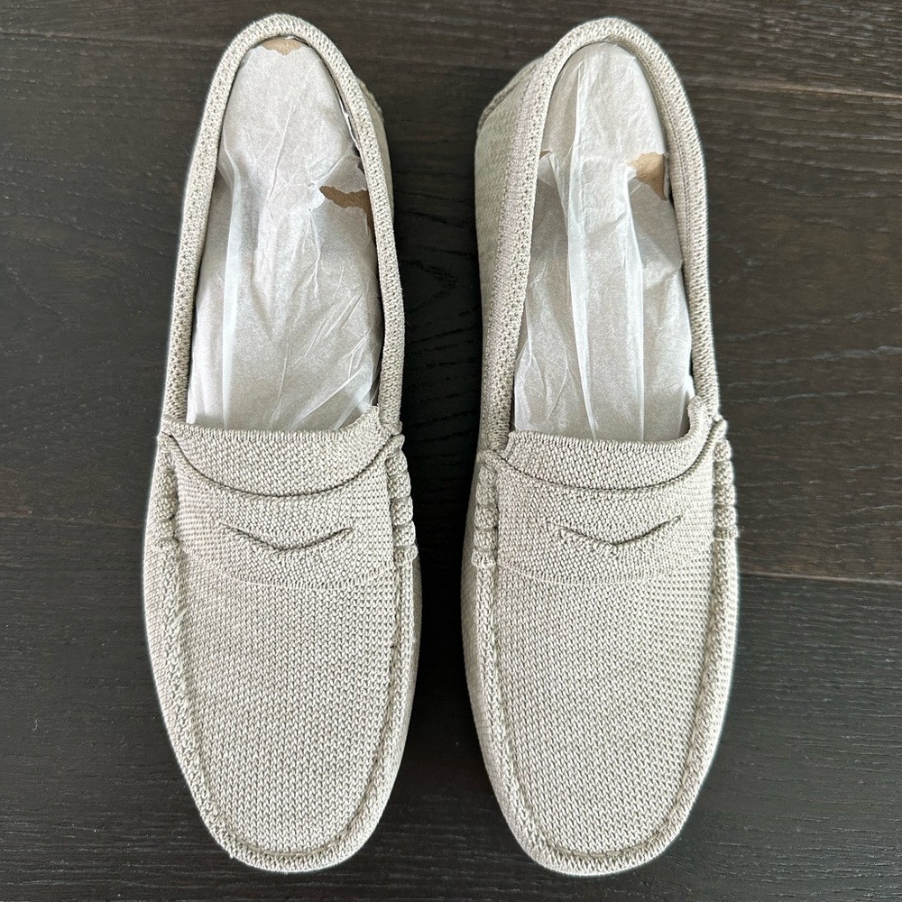 PETER MILLAR MEN’S CRUISE CROWN KNIT DRIVER SHOE. Never worn. Size 8 in gray